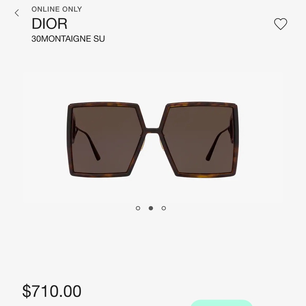 Dior 30 Montaigne SU sunglasses. Purchased last summer only worn once.